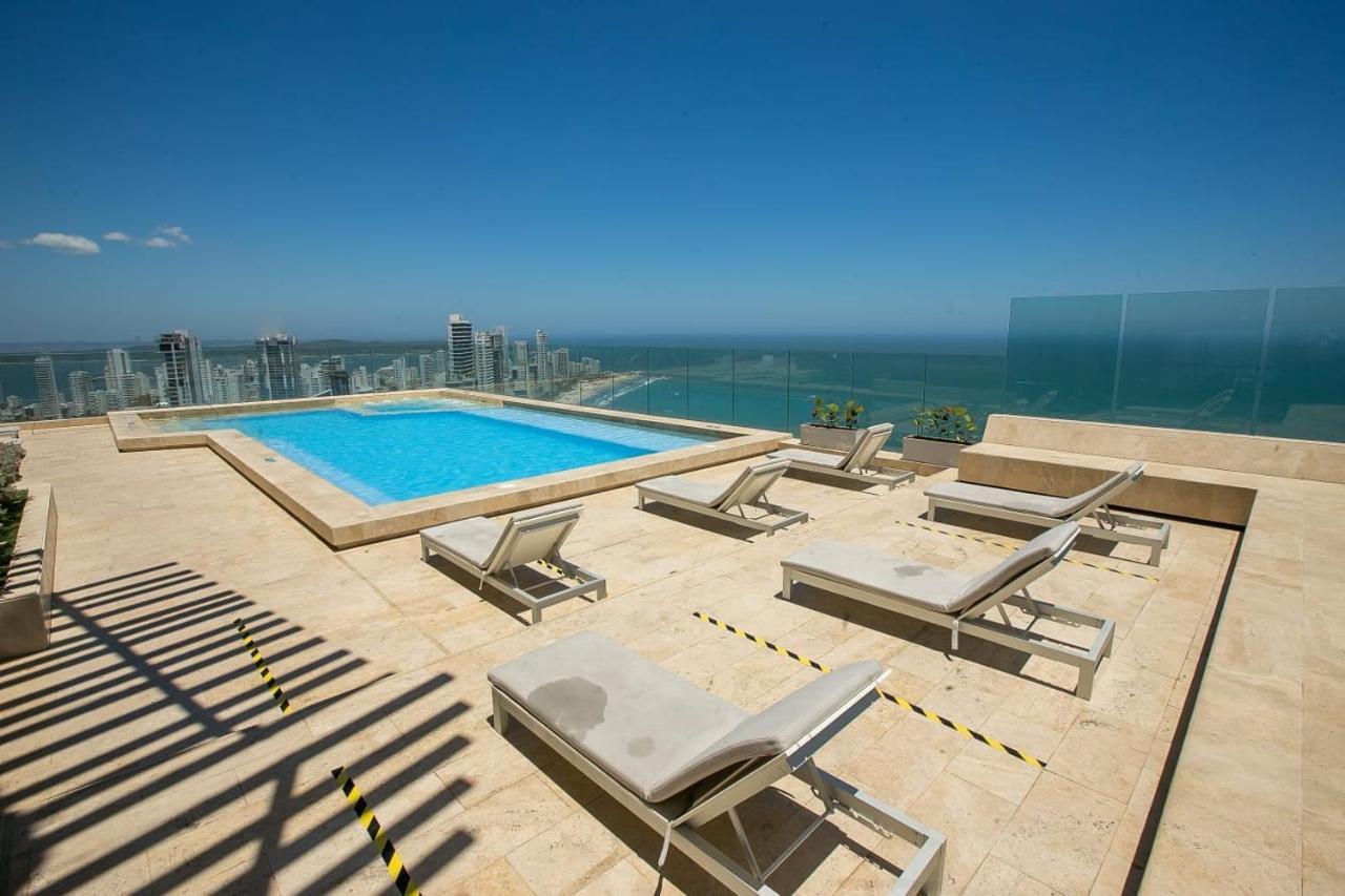 Apartamento En Edificio Murano Elite Frente A Las Playas De Bocagrande Картахена Экстерьер фото